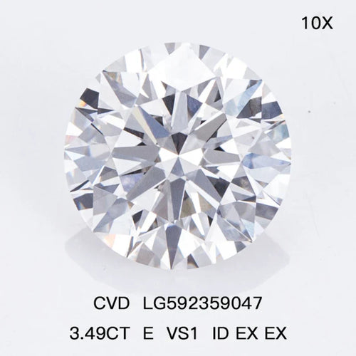 1ct 1.5ct 2ct 2.5ct 3ct 5ct With IGI certificate Round Lab Grown Diamonds  CVD HPHT Laboratory Diamond Wholesales